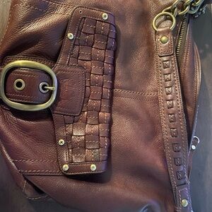 Coach Brown Leather Hobo Bag